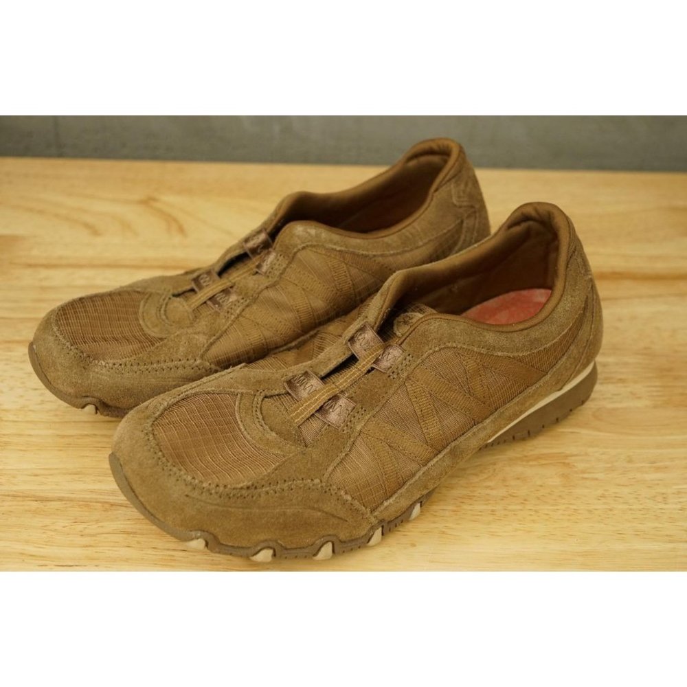 Skechers Bikers Crossroads SNEAKERS Shoes Womens 8 Relaxed Fit Memory Foam